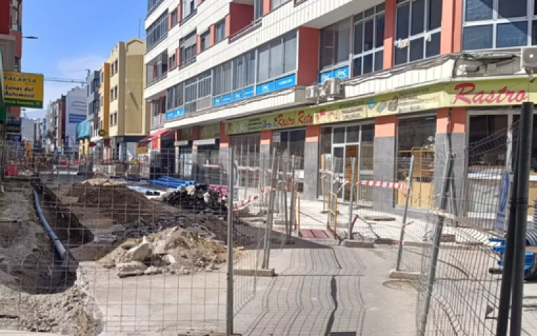 El Partido Popular pide bonificaciones para los empresarios afectados por los retrasos de las obras de la fase VI de Fernando Guanarteme