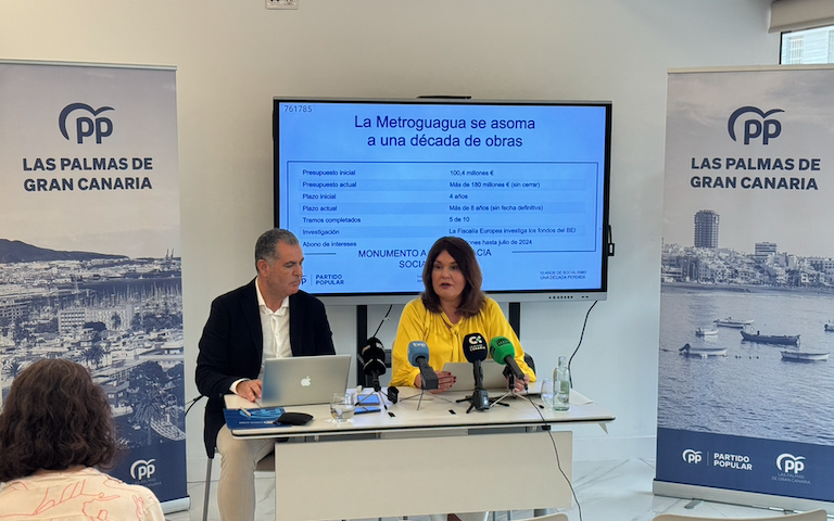 El PP afirma que 10 años de socialismo en la capital grancanaria han traído más impuestos, peor gestión y el hundimiento de los servicios esenciales en la capital